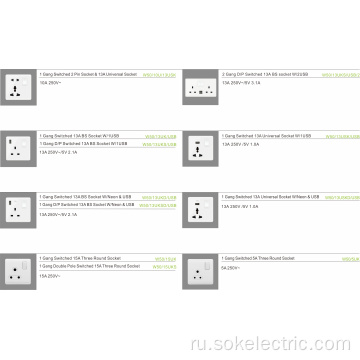 Выключатели и розетки неонового света с сертификатом CE